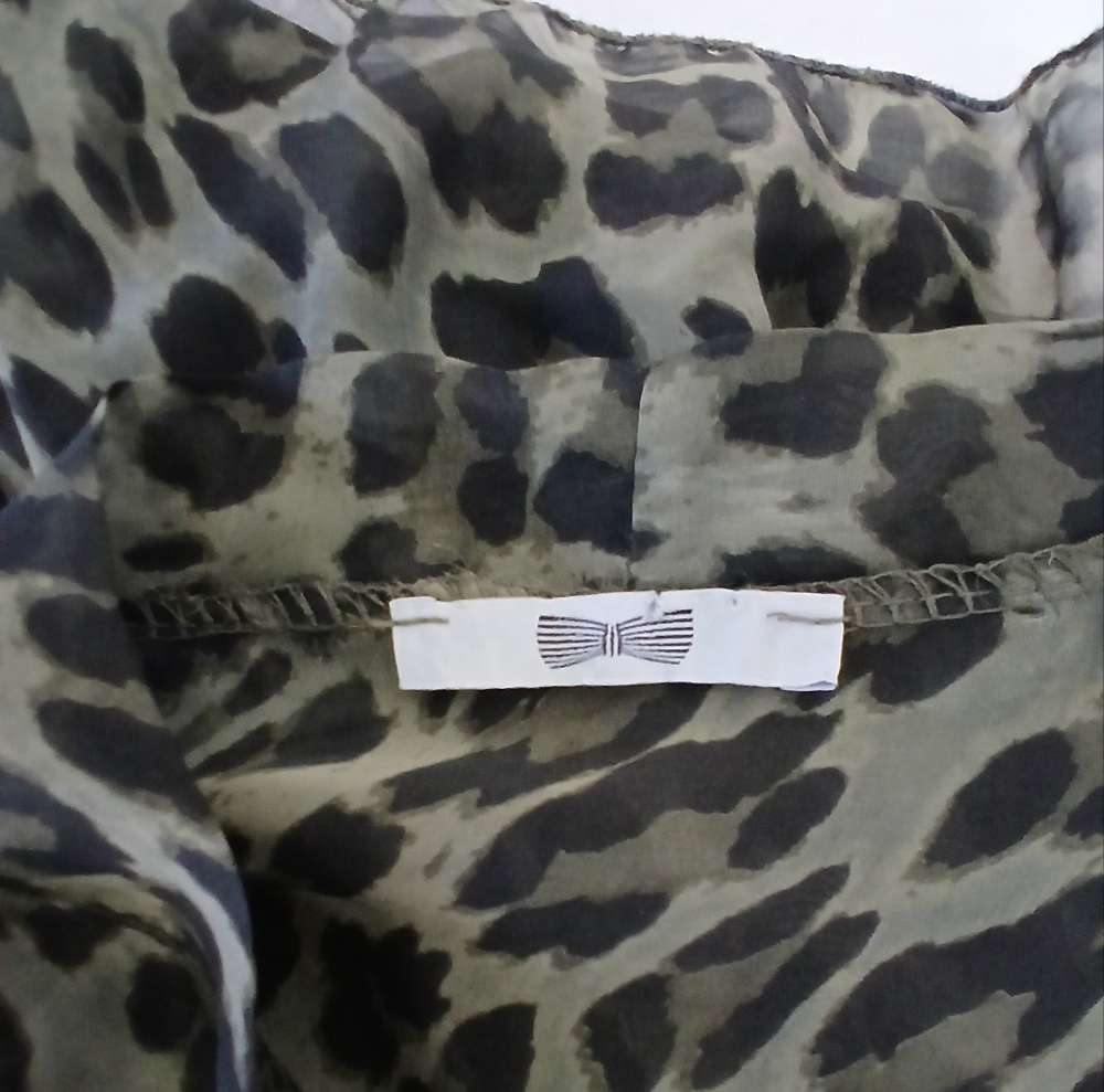 ITALIAN Silk Blend Bow Tie Bouse with Camisole long Slv Sz 14-16 - Picture 10 of 15